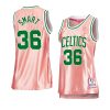 marcus smart women 75th anniversary jersey rose gold pink