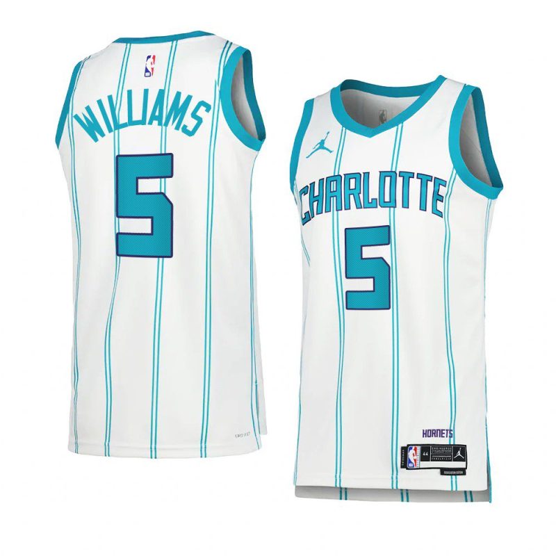 mark williams hornetsjersey 2022 23association edition whiteswingman