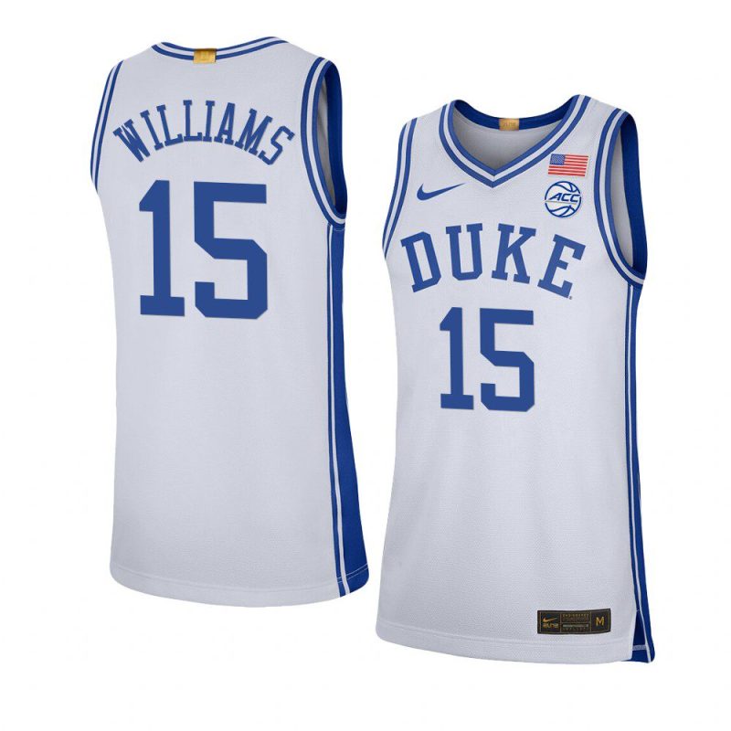 mark williams limited jersey college basketball white 2021 22