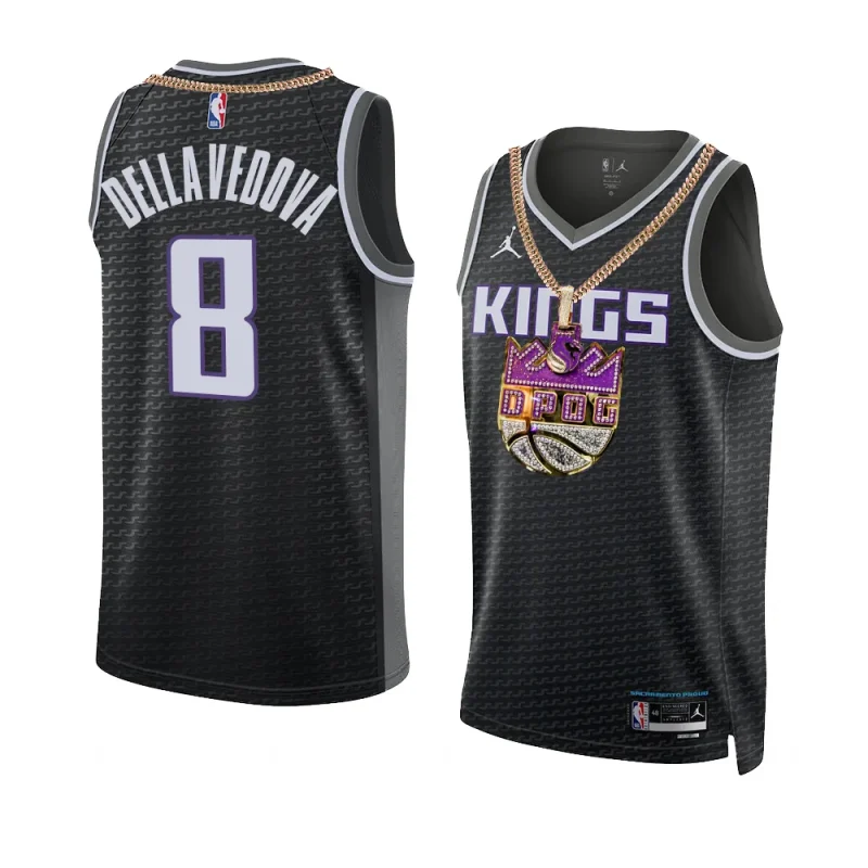 matthew dellavedova kings 2023 dpog blackjersey replica chain