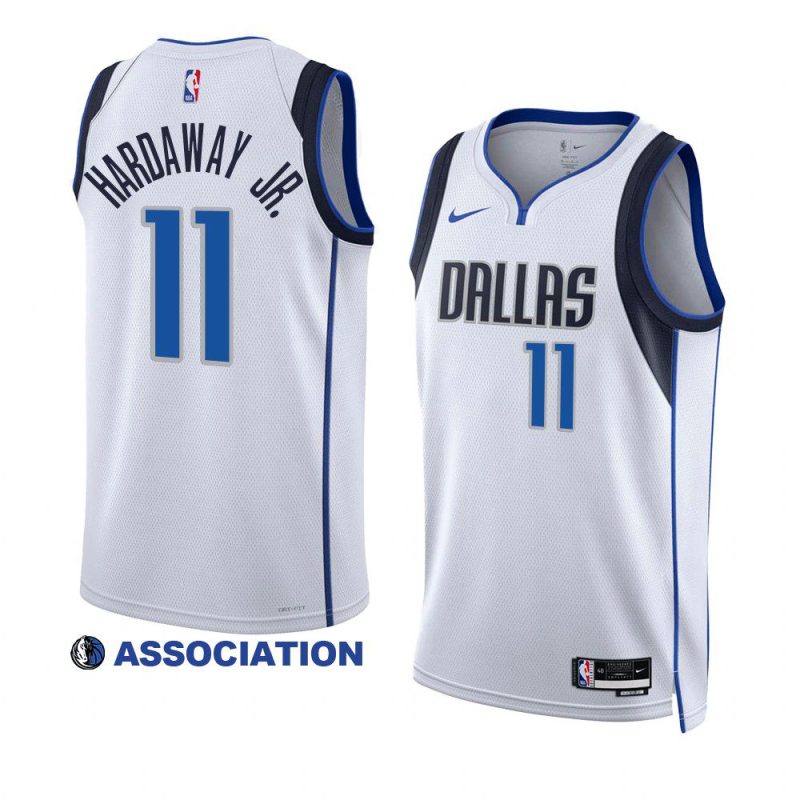 mavericks tim hardaway jr. white 2022 23association edition swingman jersey