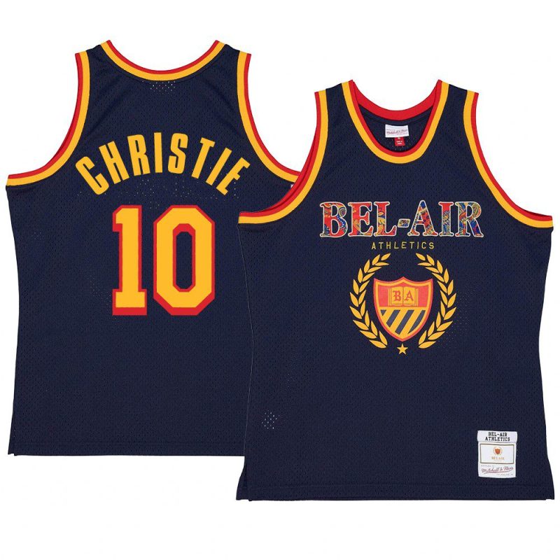 max christie jersey mitchell ness x bel air navy game