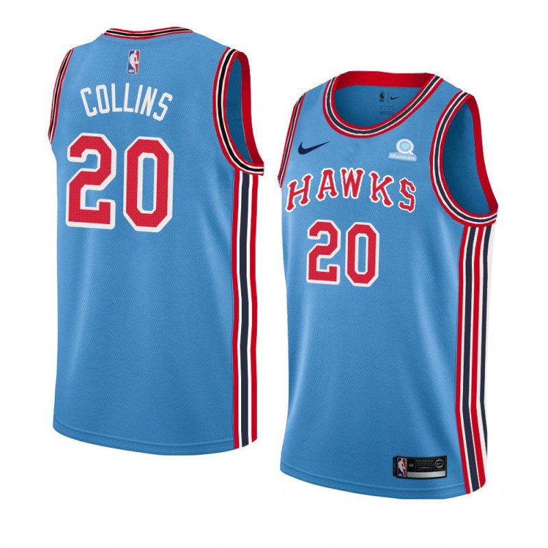 men's blue nike swingman 50th anniversary john collinsjersey