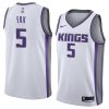 men's de'aaron fox white jersey