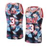 men's dwyane wade jersey floral fashion black