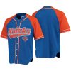 men's royal orange baseball jersey