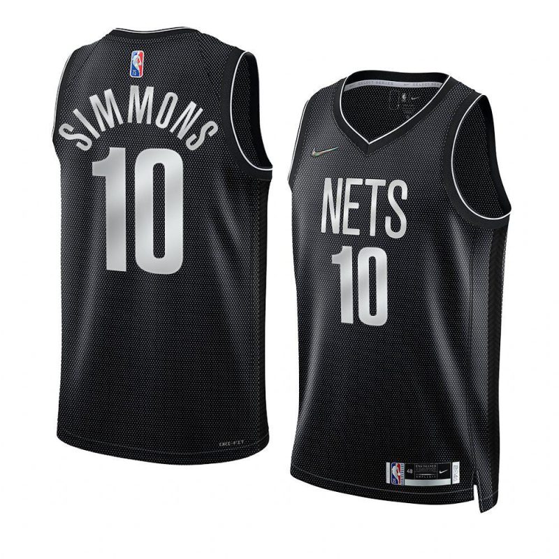 men ben simmons black select series netsjersey