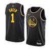 men jamychal green black city edition warriorsjersey