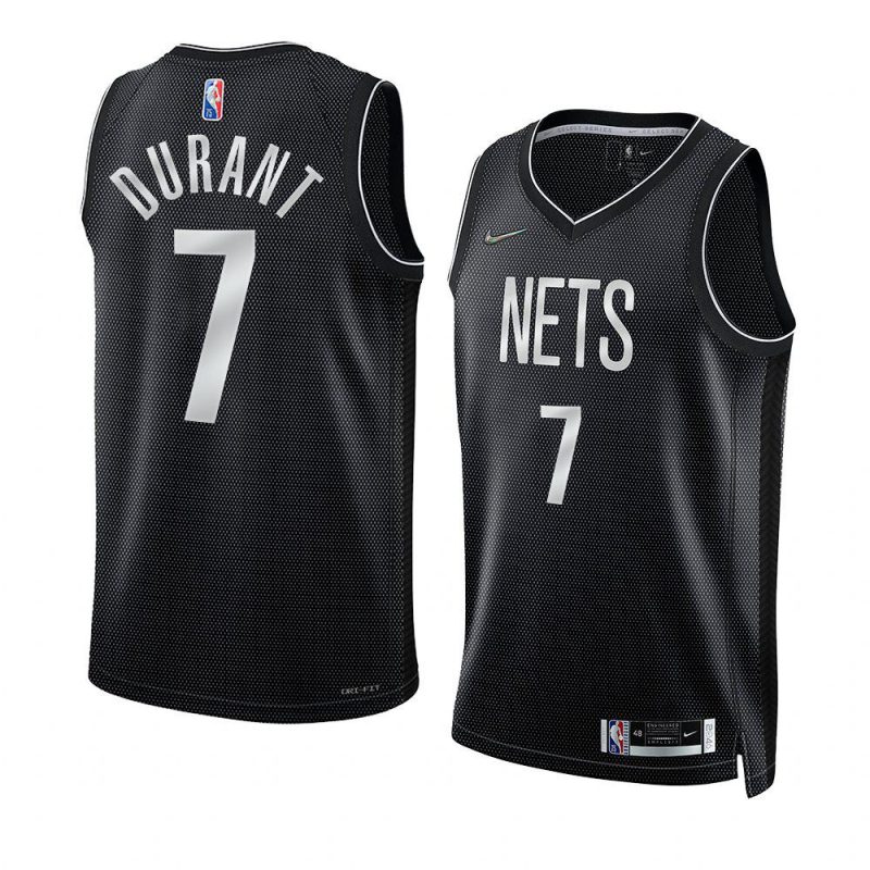 men kevin durant black select series netsjersey