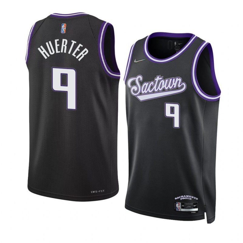 men kevin huerter black city edition kingsjersey