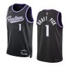 men kings 2022 nba draft black first round pick jersey