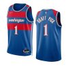 men wizards 2022 nba draft blue first round pick jersey