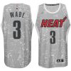 miami heat 3 dwyane wade city jersey light grey