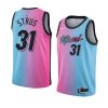 miami heat max strus blue pink rainbow city jersey