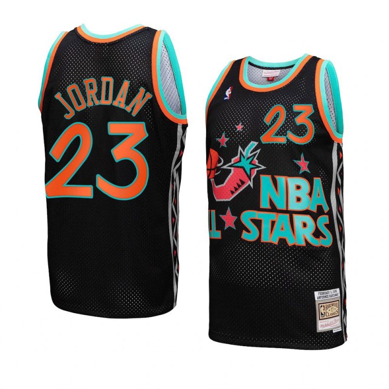 michael jordan 1996 all star jersey reload 3.0 black mitchell ness