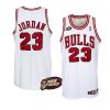 michael jordan bulls jersey 1997 98 nba finals white authentic hardwood classics