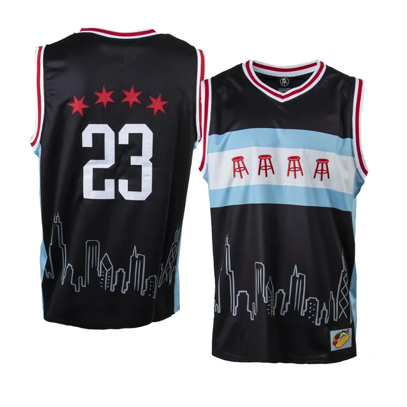 michael jordan chicago barstool basketball tankjersey black