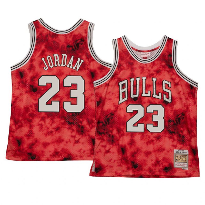 michael jordan jersey galaxy red