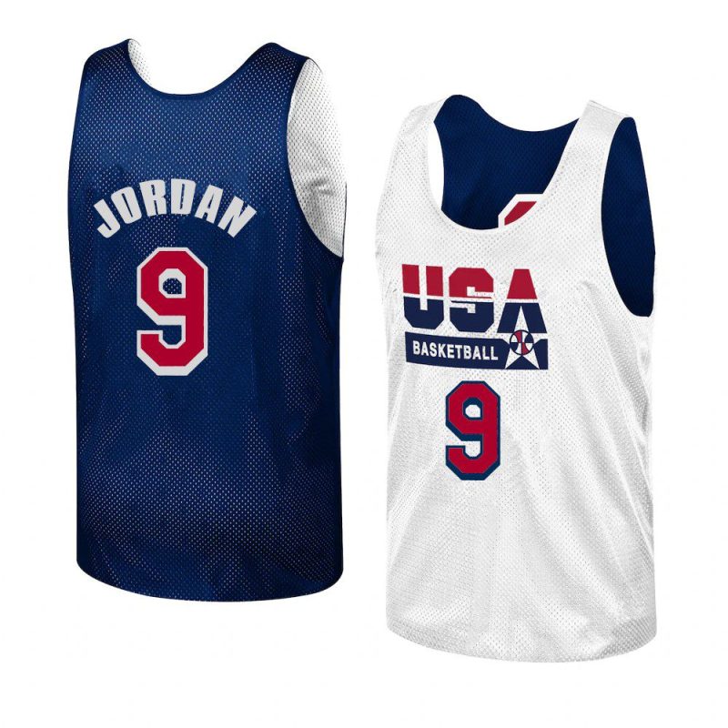 michael jordan reversible practice jersey authentic navy