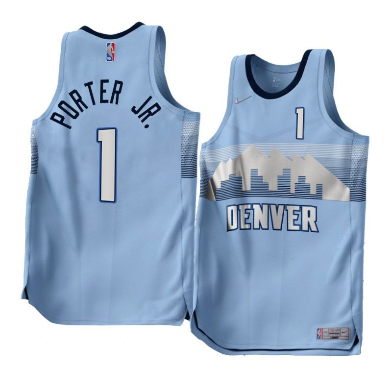 michael porter jr. blue earned edition jersey