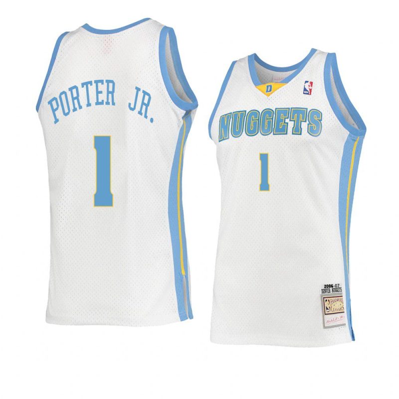 michael porter jr. jersey hardwood classics white