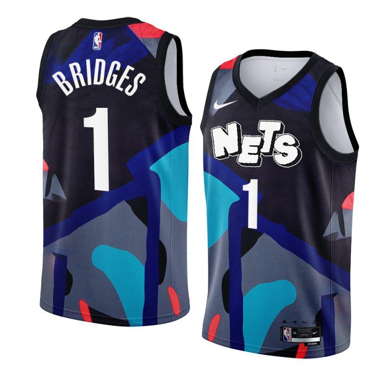 mikal bridges netsjersey 2023 24city edition blackkaws