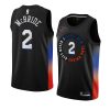 miles mcbride 2021 nba draft jersey city edition black