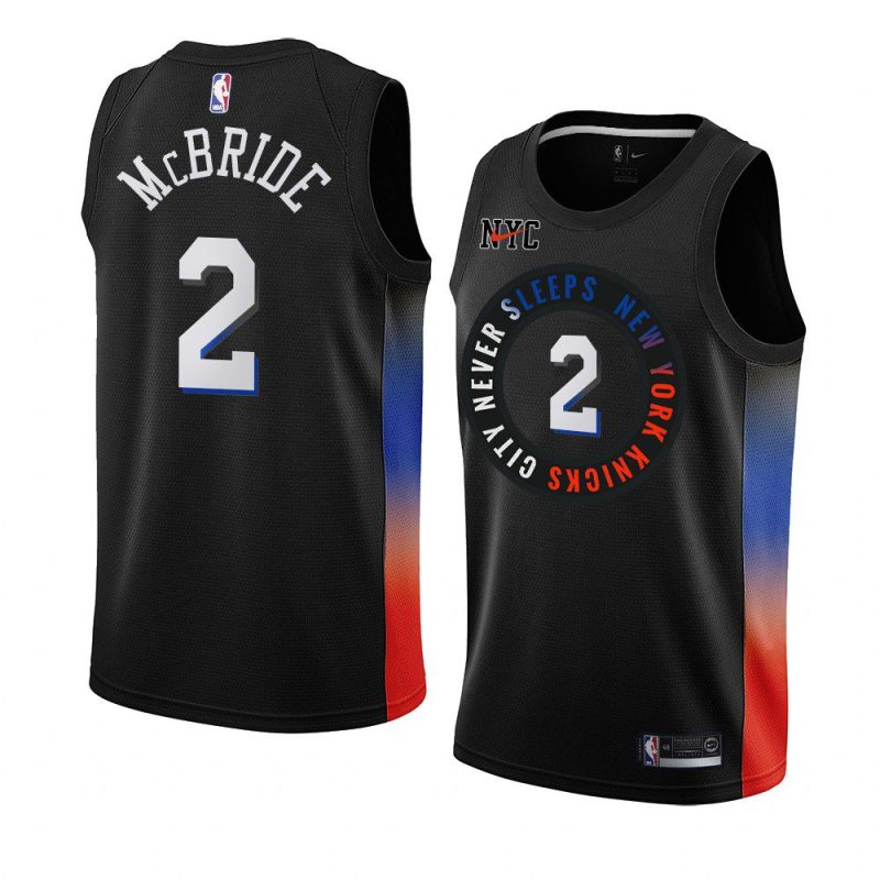 miles mcbride 2021 nba draft jersey city edition black