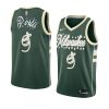 milwaukee bucks bobby portis green santa clause jersey