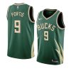 milwaukee bucks bobby portis white earned jersey