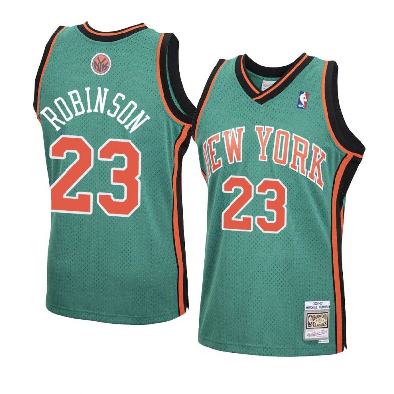 mitchell robinson jersey 2006 07 hardwood classics green