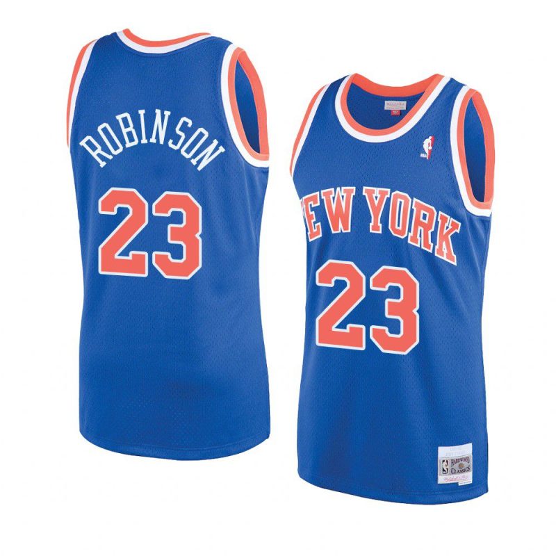 mitchell robinson swingman player hardwood classics jersey blue