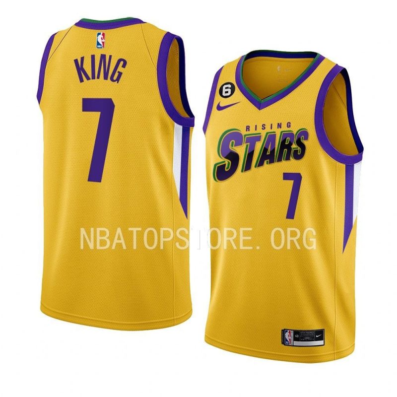 mojave king 2023 nba rising stars jersey g league yellow