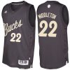 nba bucks 22 khris middleton black 2016 christmas day swingman jersey