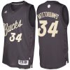 nba bucks 34 giannis antetokounmpo black 2016 christmas day swingman jersey