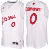 nba pistons 0 andre drummond white 2016 christmas day swingman jersey