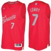 nba raptors 7 kyle lowry red 2016 christmas day swingman jersey