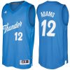 nba thunder 12 steven adams blue 2016 christmas day swingman jersey