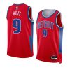 nerlens noel men 75th diamond jersey city edition red