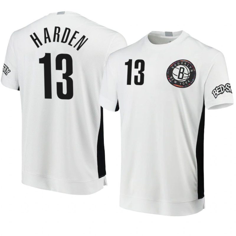 nets james harden t shirt city edition 2.0 white