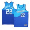 new uniform khris middleton jersey authentic city edition blue