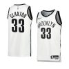 nic claxton netsjersey 2022 23association edition whiteswingman