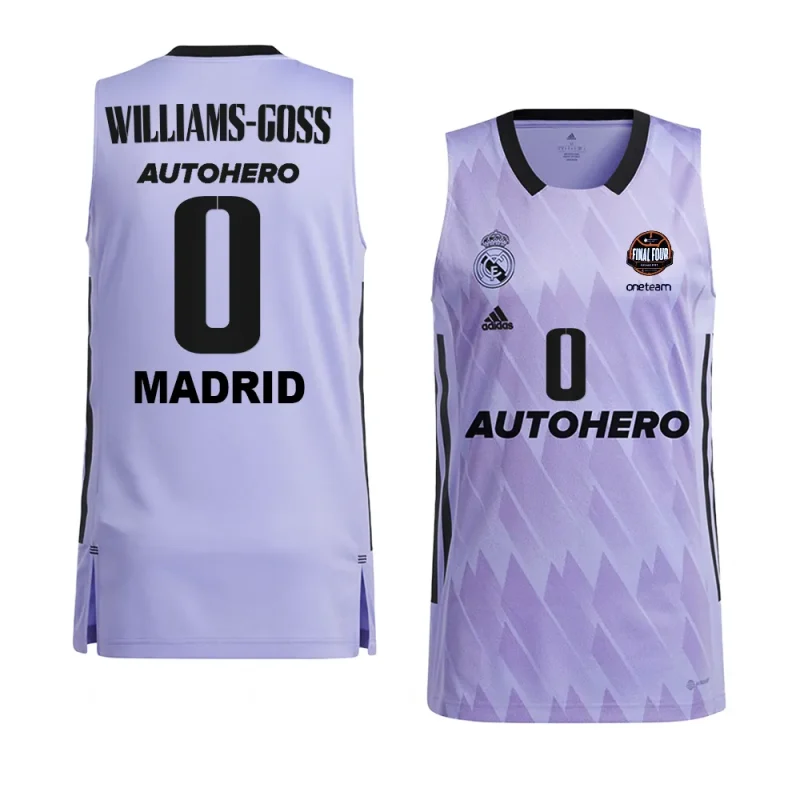 nigel williams goss real madrid 11th euroleague champions purplejersey purple