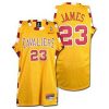 nike lebron james throwback soul yellow jersey