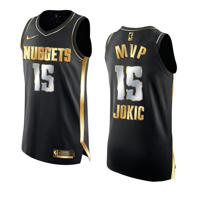 nikola jokic black 2022 nba mvp jersey