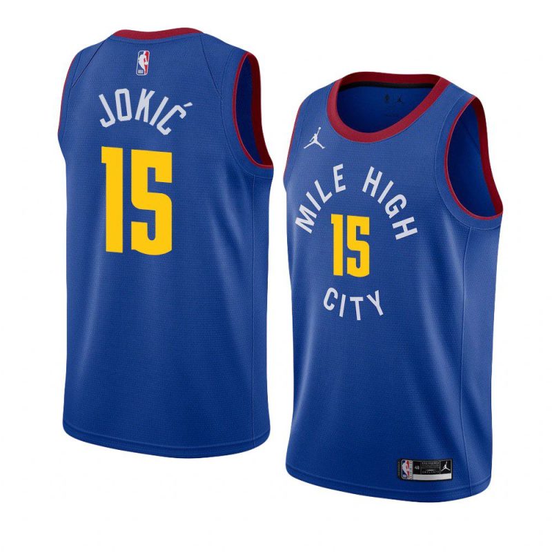 nikola jokic blue statement jersey