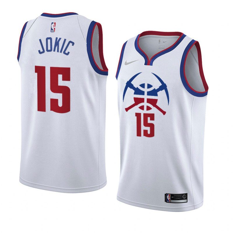 nikola jokic jersey earned edition white men