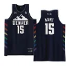 nikola jokic nuggets rainbow navyjersey navy