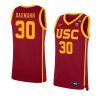 noah baumann replica jersey college basketball red