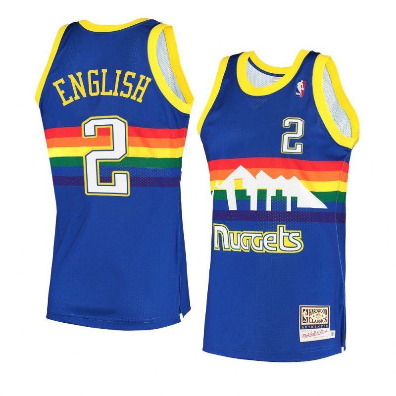 nuggets alex english jersey hardwood classics authentic royal